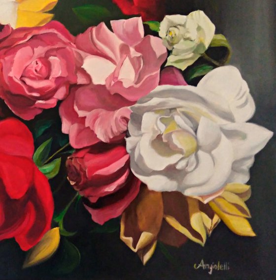 Fantasy of peonies- flowers - still life - home decor