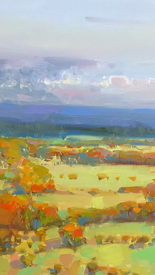 Colorado Hills, Original oil painting, One of a kind Signed by Vahe Yeremyan