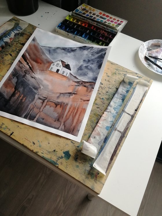 Moutain painting