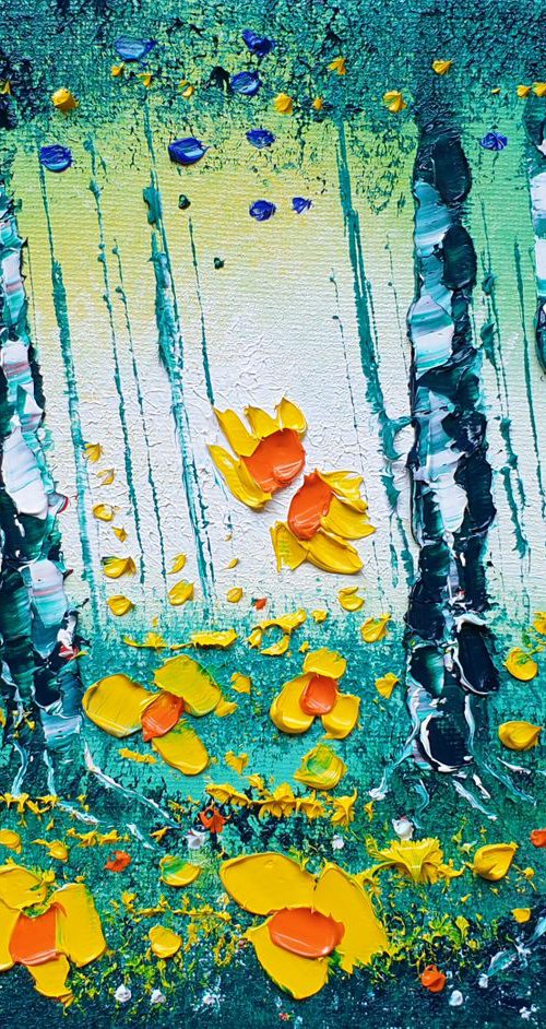 "Lime Forest & Flowers in Love" by Phil Broad