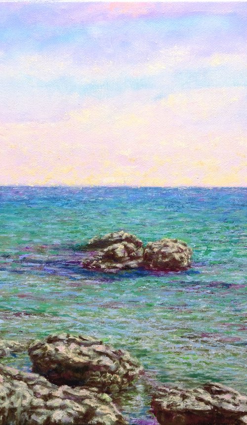 The cove of Costa Brava. by Anastasia Woron