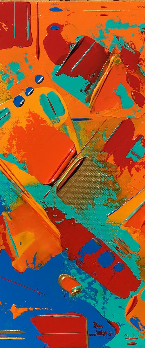 Abstract Art Deco Concept I by Robert Lynn