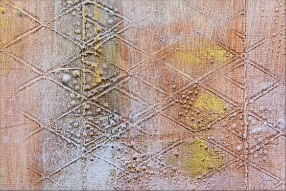 Patina Verde  - Abstract Art - Acrylic Painting - Canvas Art - Framed Painting - Abstract Painting - Industrial Art