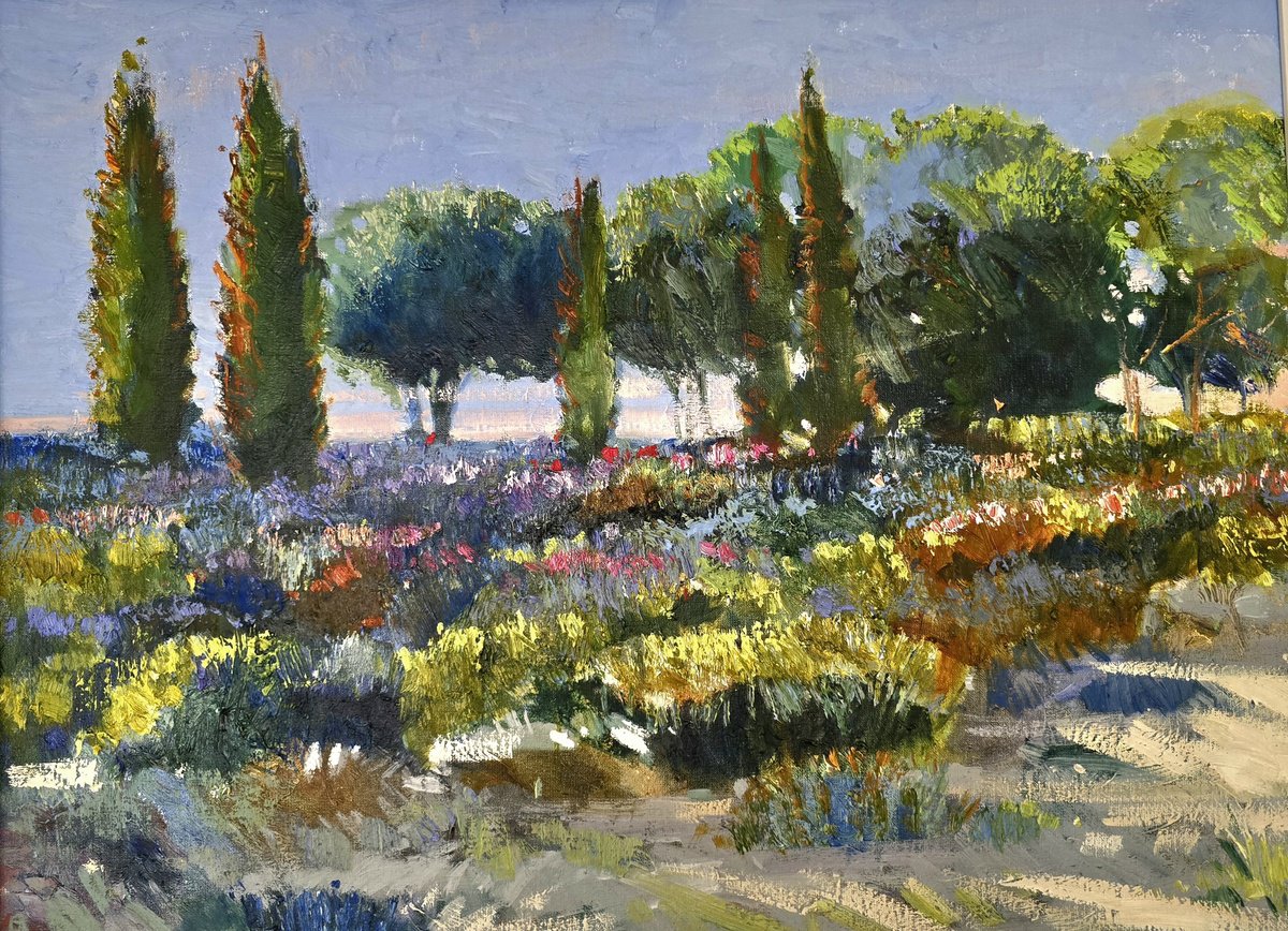 Summer Garden By Gulshaba Abbasova, 31 X 24, Artwork For Sale On Artfinder
