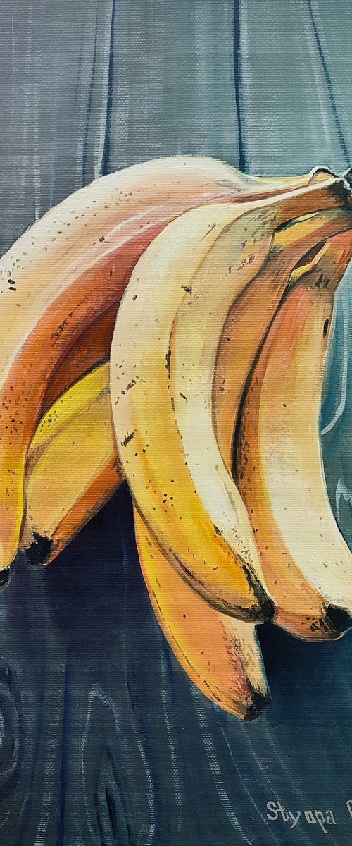 Bananas (40x30cm, oil on canvas) by Stepan Ohanyan