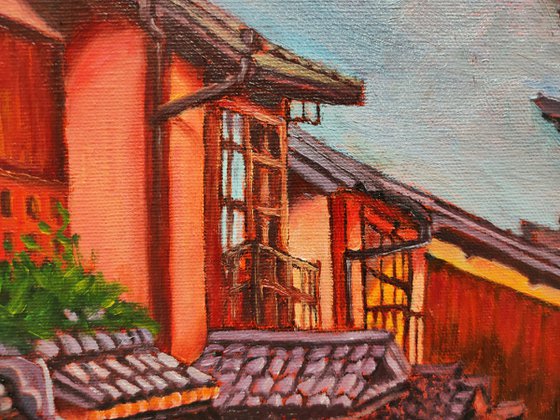 When the shadows are still warm (Kyoto)