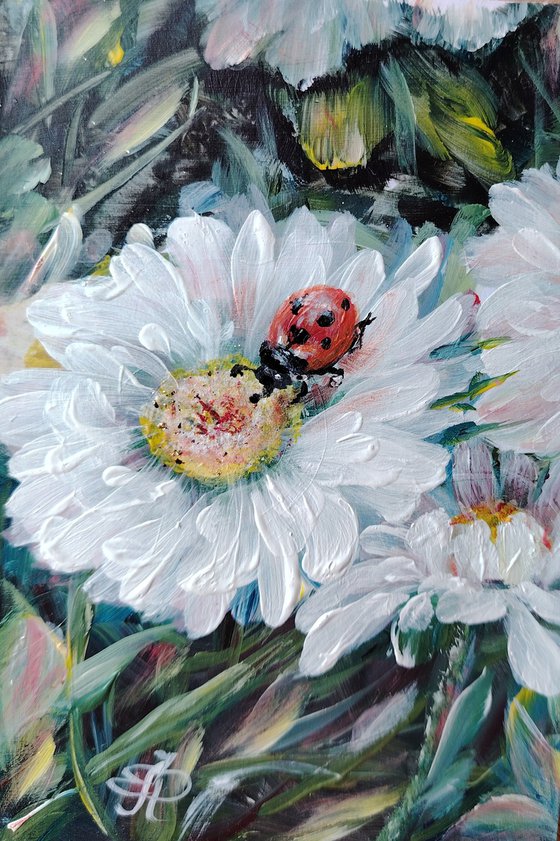 Miniature "The Ladybug". Original.