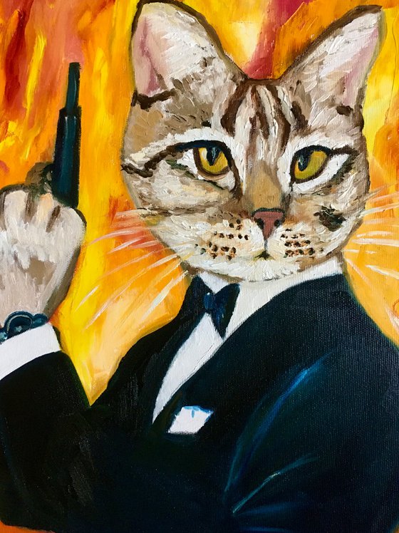 Troy The Cat  James Bond 007 #2