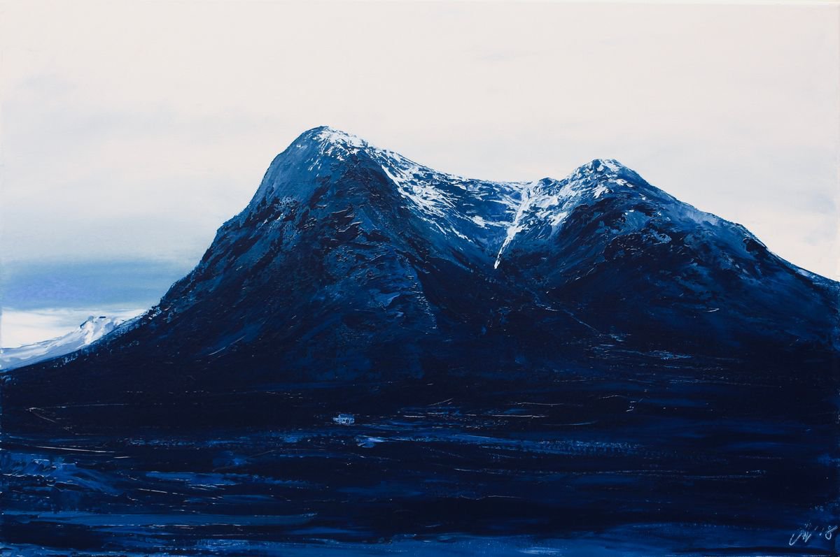 Buachaille Etive Mr (Mountain in Scotland) by Stephanie Noble