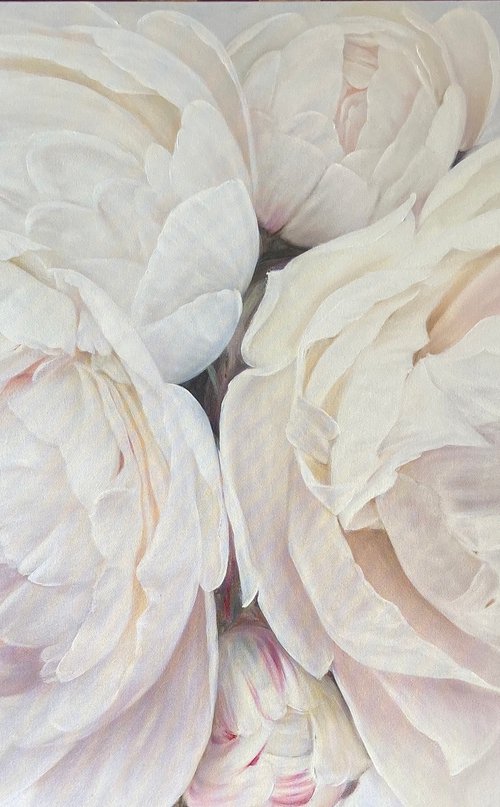Oilpainting "JUNE GARDEN'' 70/100cm by Alexandra Ozerova