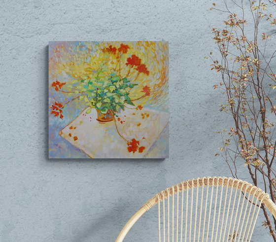 Sunshine and Geraniums