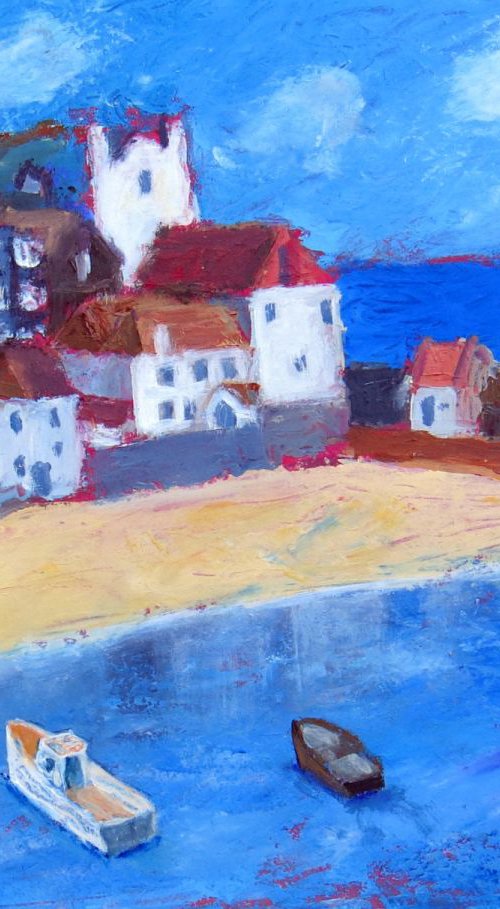 St Ives harbour. by Tim Treagust