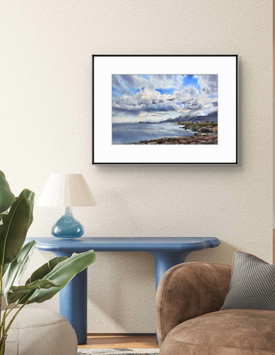 Sea coast of Cyprus Clouds #5