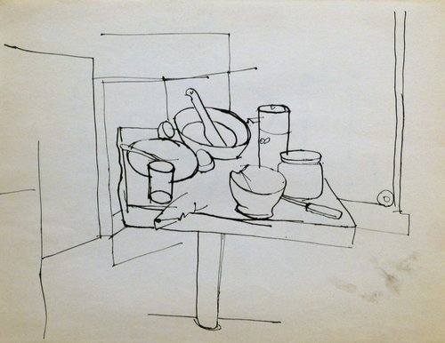Still Life: Kitchen #5, 31x24 cm by Frederic Belaubre