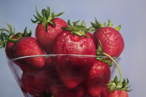 "Still life with strawberries"