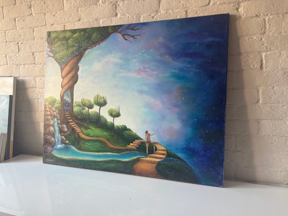 Birth of night (90x70cm)