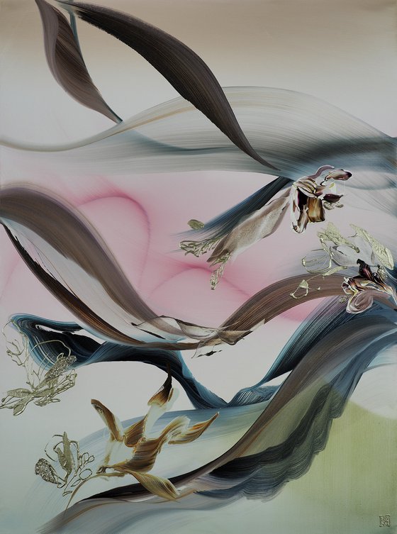 The Flow of Living Color Triptych