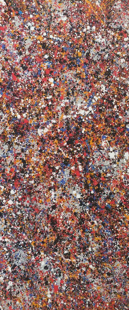 Modern Jackson Pollock style painting by M.Y. by Max Yaskin