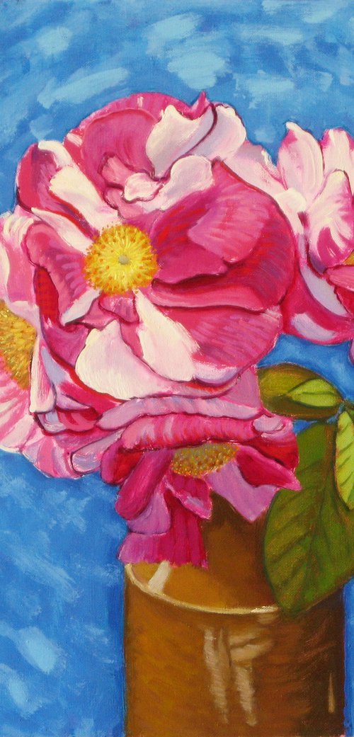 Roses in a Jar by Richard Gibson