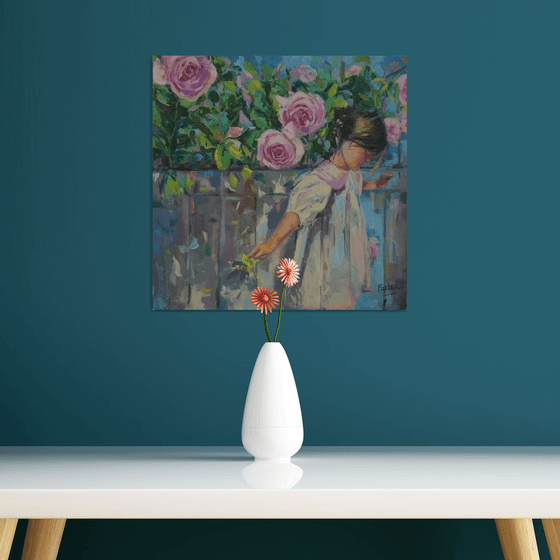 Among Roses