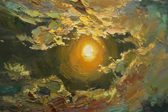 Mysterious Night over the river