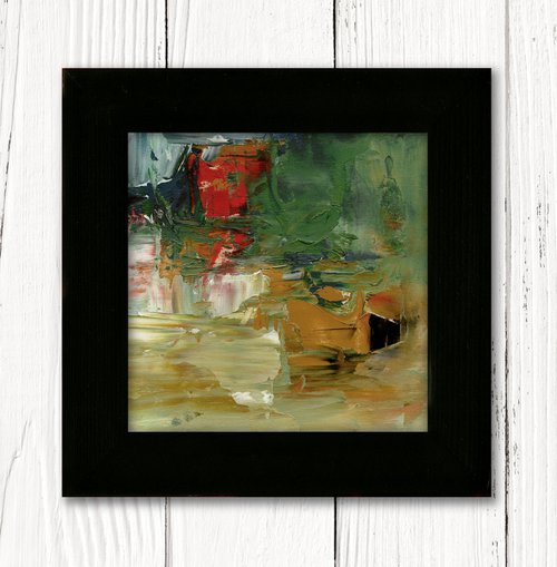 Oil Abstraction 159 - Framed Abstract Painting by Kathy Morton Stanion by Kathy Morton Stanion