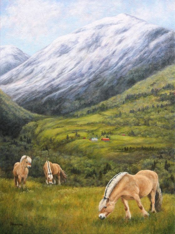 Fjord Horses in Norway