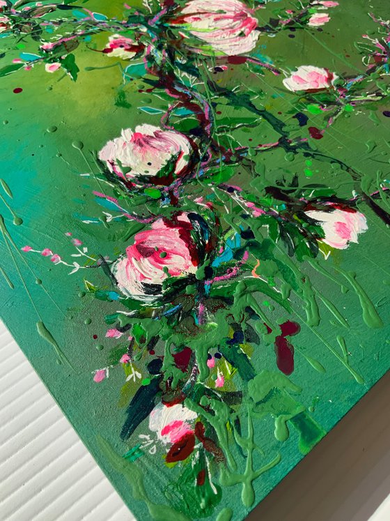 Tangled wild Peonies