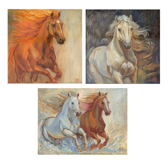 Horses New Year symbol