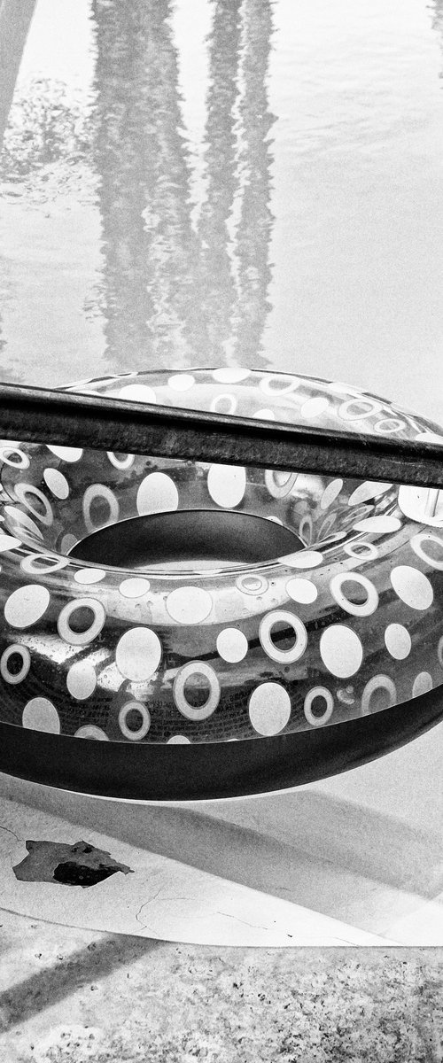 SPLASH POOL TIME NOIR Palm Springs CA by William Dey