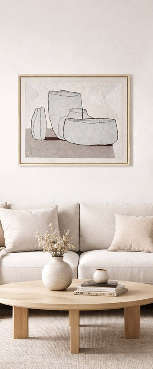 Vase Composition XVI’25 by Milena Paladino