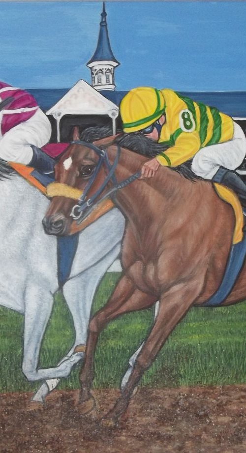 Kentucky Derby, Horse Racing by Sofya Mikeworth