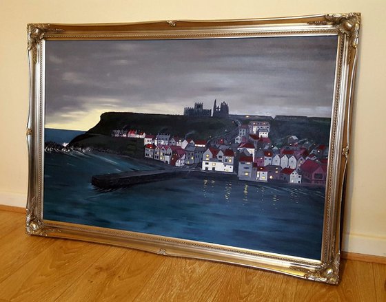 Whitby - Large Oil Painting