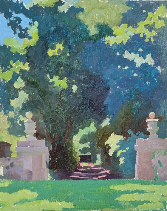 Courtyard of the Estate in Montpellier