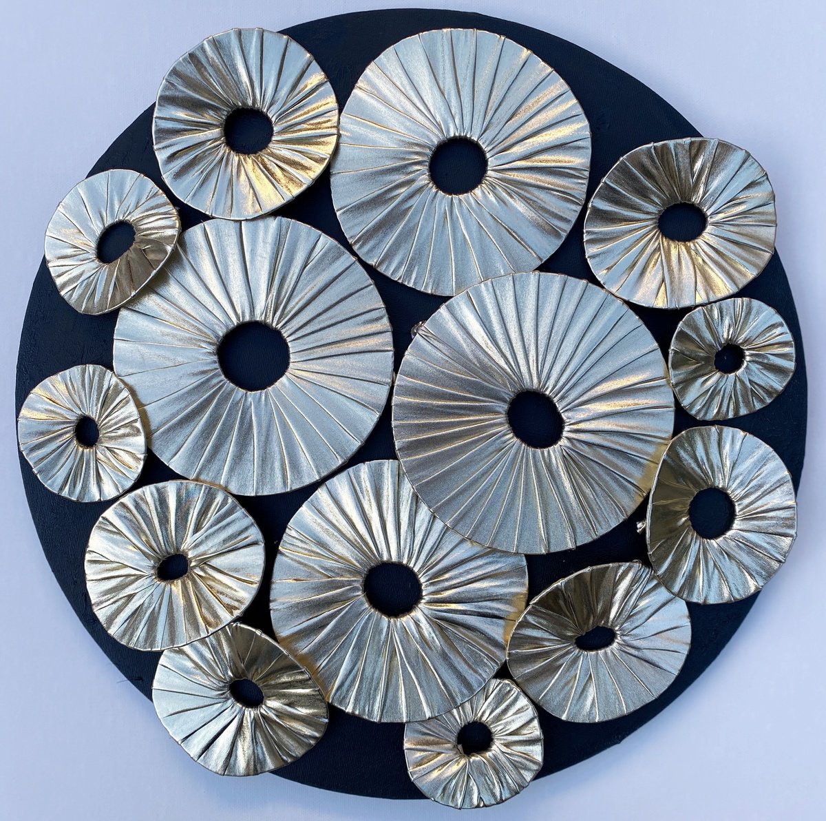 Organic Relief , The Quiet Bloom-3 By Swapna Namboodiri, 16 X 16, Artwork For Sale On Artfinder