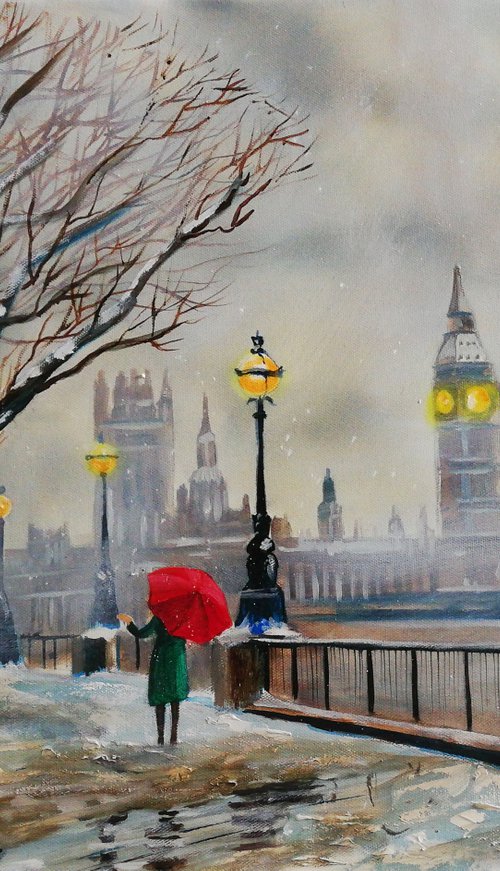 A London Winter by Gordon Bruce