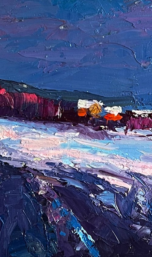 Winter Evening by Boris Serdyuk
