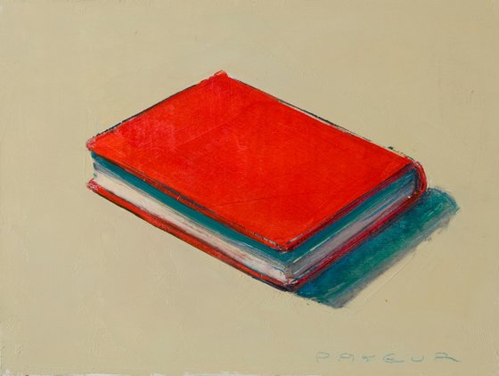 red book on white