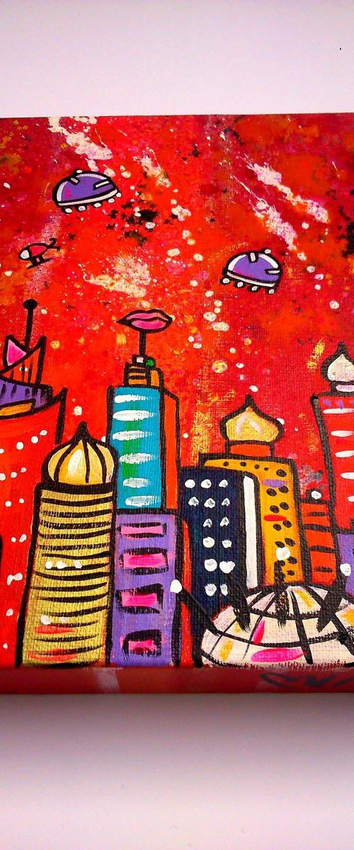 Red Planet City by Maria Luisa  Azzini