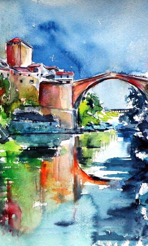 Mostar bridge by Kovács Anna Brigitta