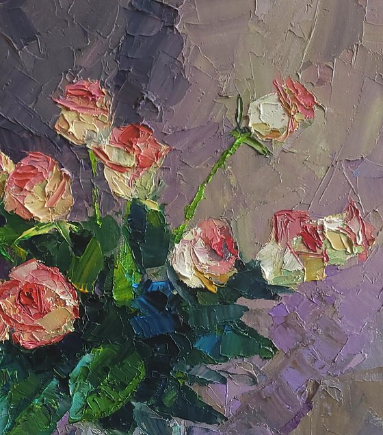 Roses in crystal