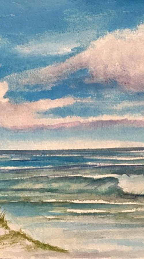Fluffy Clouds Original by Rosie Brown