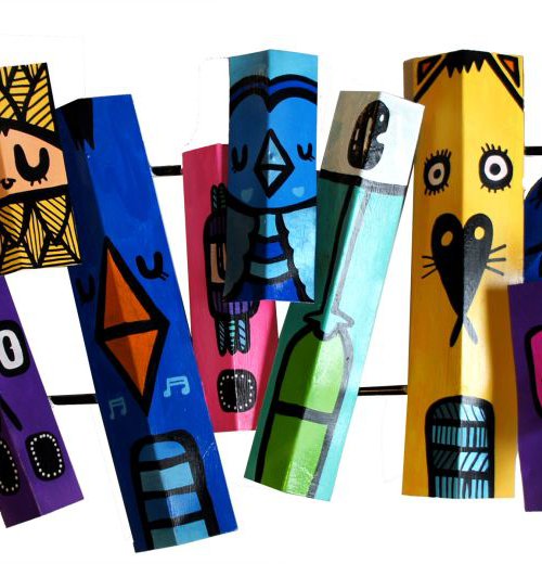 Masks by Kev Munday