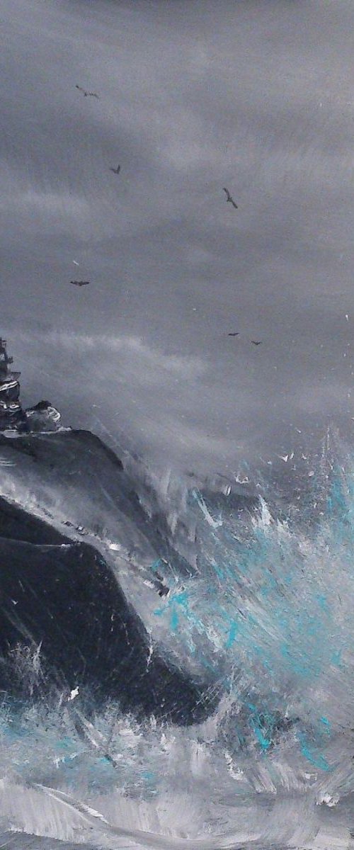 Squall of Teal by Mel Graham