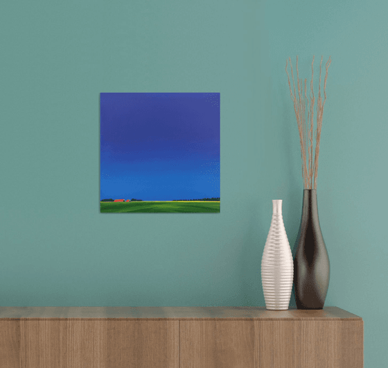 Red Roofs, Blue Sky, Green Fields (3)