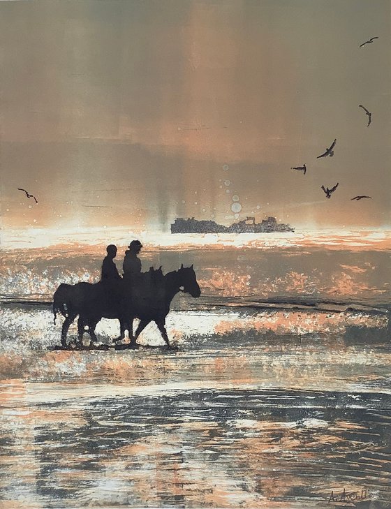 Riding on the Seashore