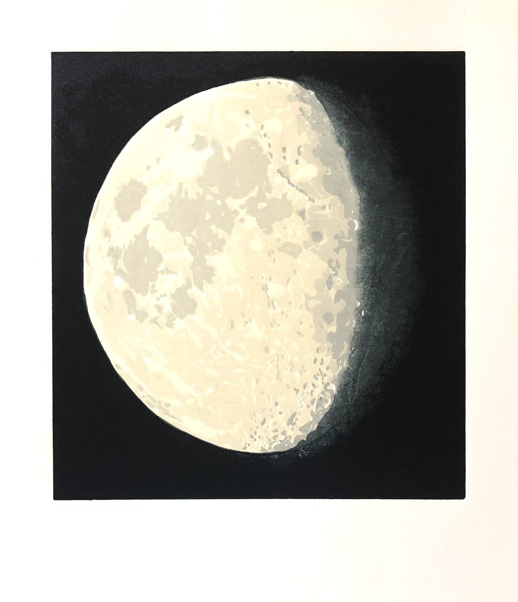 Waning Gibbous, June 2017 by Susan Cartwright