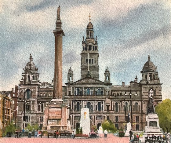 George square, Glasgow city