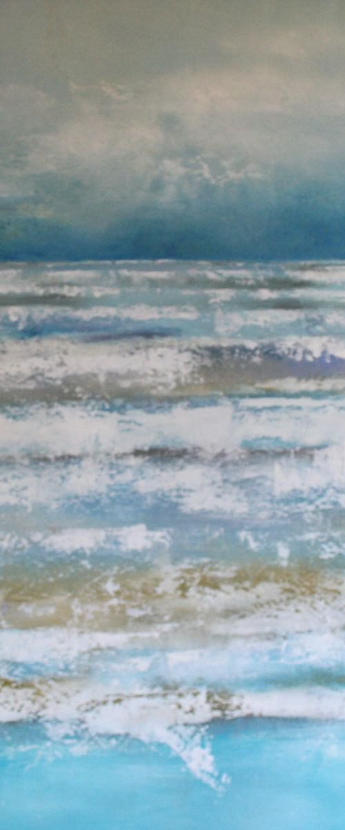 Estuary approach by Barry Andrews