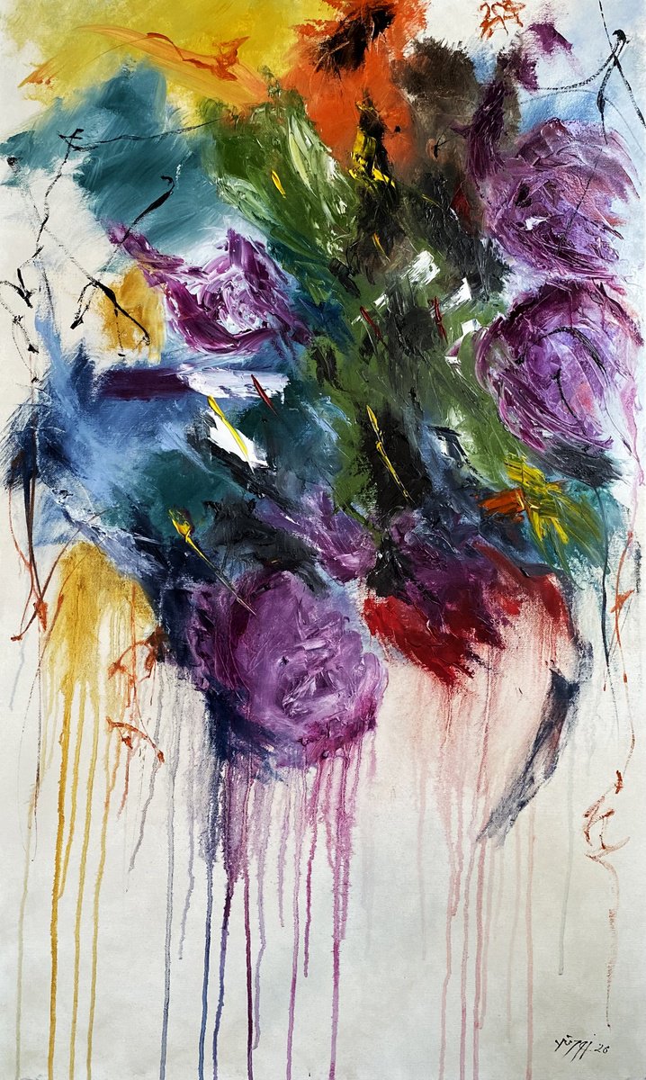 Fiori Piangenti By YS?rei, 24 X 39, Artwork For Sale On Artfinder